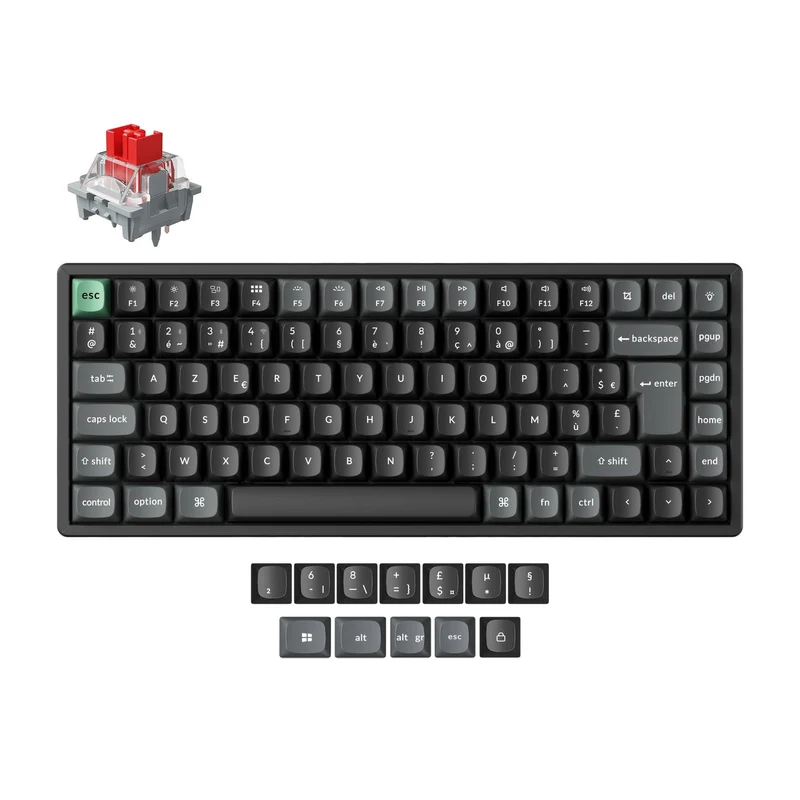Keychron K2 Ultra 8K Wireless Custom Mechanical Keyboard ISO Layout Collection